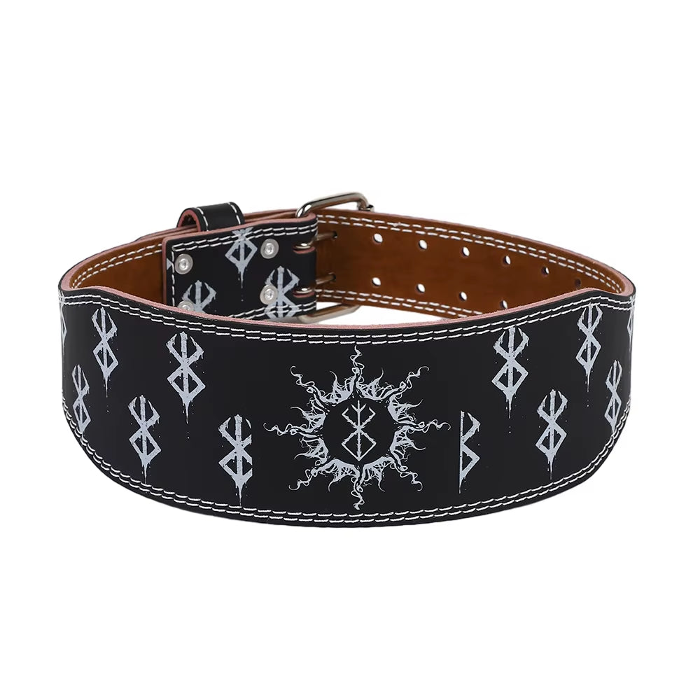 Gym Weight Lifting Belt Leather Fitness Belt with Waist Padding for Men Women Weightlifting Belt for Powerlifting Deadlift Squat