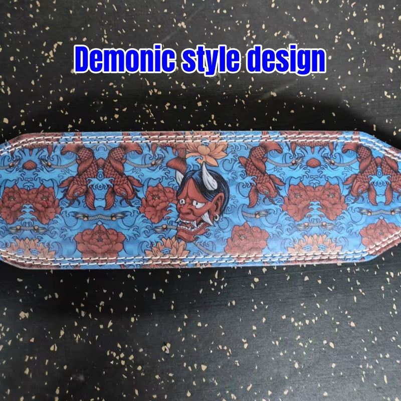 Demon Weight Lifting Belt for Men & Women Gym Weightlifting Belt with Waist Padding Fitness Belt for Powerlifting Deadlift Squat